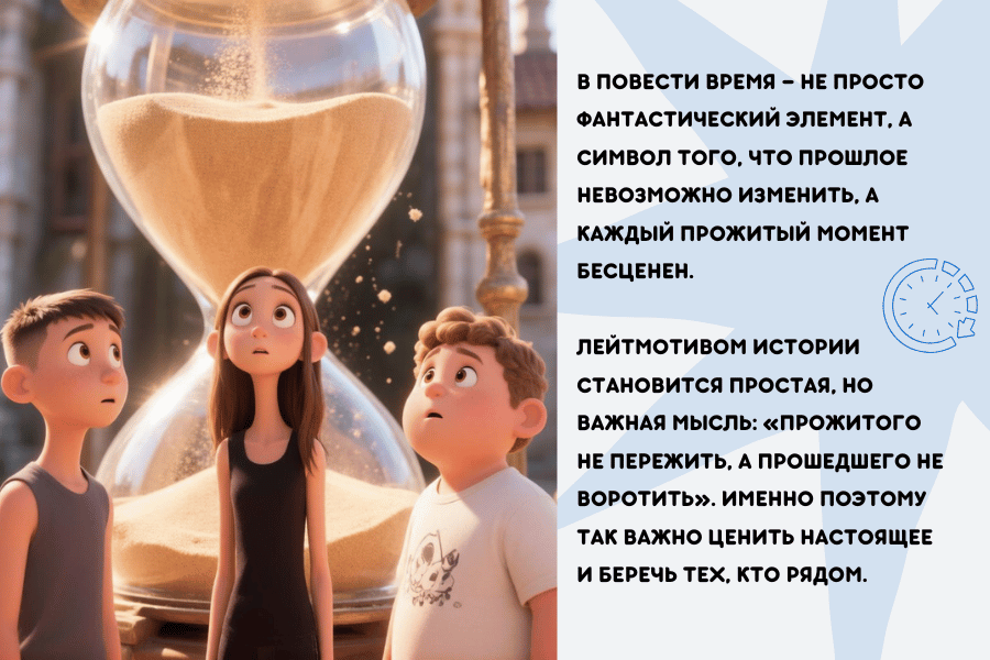 Особого внимания заслуживает то, как Ледерман обходится с темой времени Особого внимания заслуживает то, как Ледерман обходится с темой времени