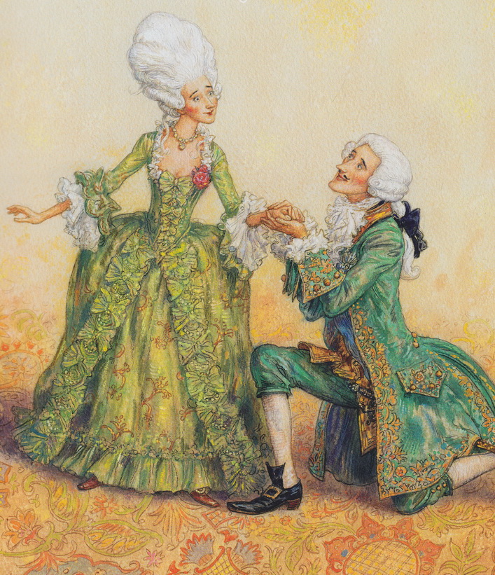 Нажмите для увеличения. Андерсен, Г. Х. Принцесса на горошине. Иллюстрации А. Ломаева