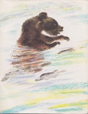 Нажмите для увеличения. Чарушин, Е. И. Медведь-рыбак. Фото книги из фонда библиотеки 