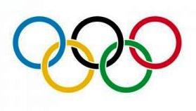 Олимпийские кольца - один из символов Олимпийских игр
